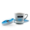 Exceptional Blue Cup & Saucer with Lid (220ml)