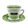 Exceptional Green Cup & Saucer with Lid (220ml)
