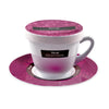 Exceptional Purple Cup & Saucer with Lid (220ml)