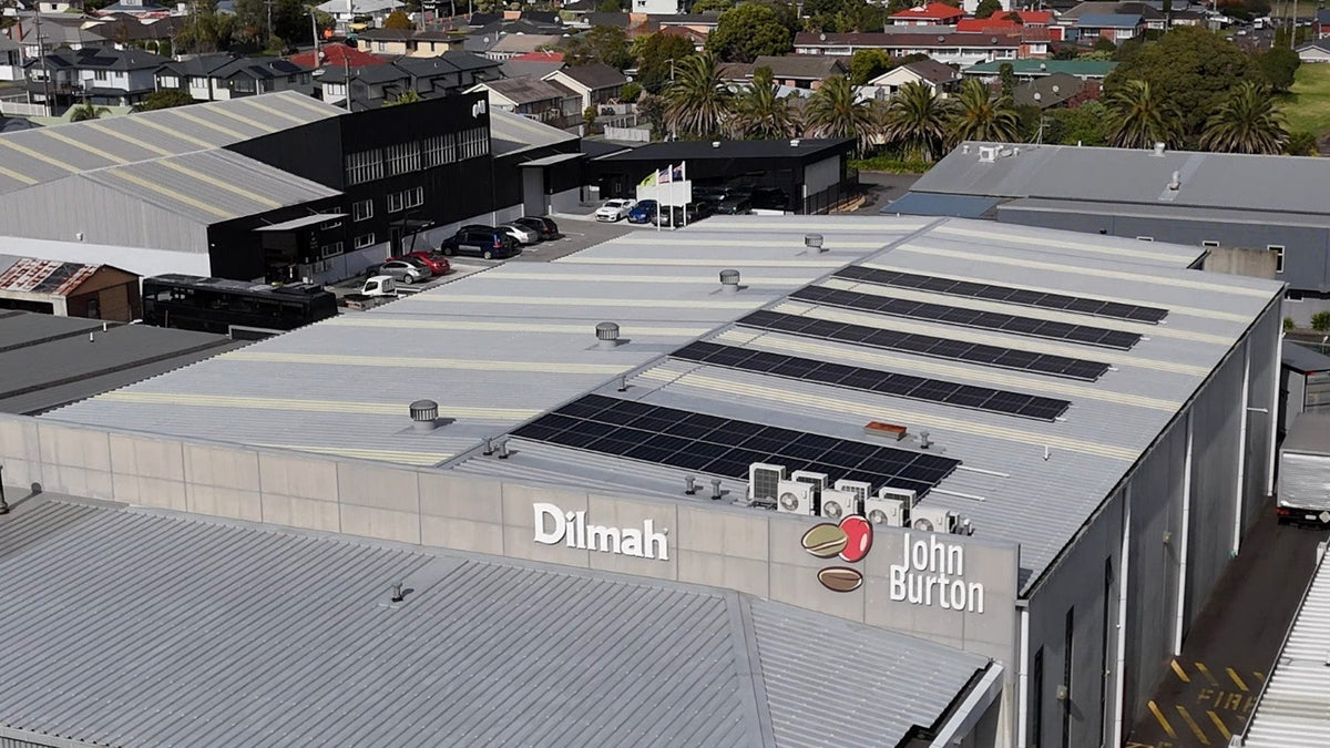 Dilmah New Zealand's New Solar Panel Installation