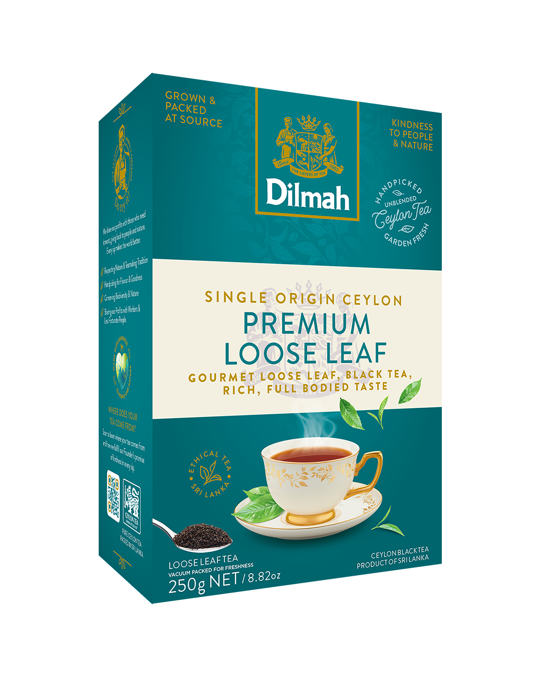 Premium 100% Pure Ceylon 250g Loose Leaf Tea