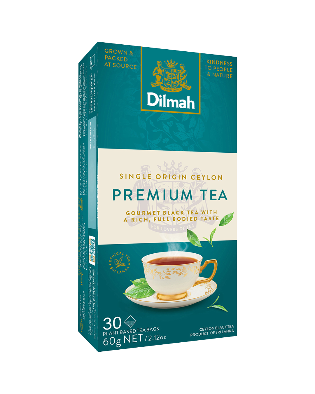 Premium 100% Pure Ceylon 30 Tagless Tea Bags