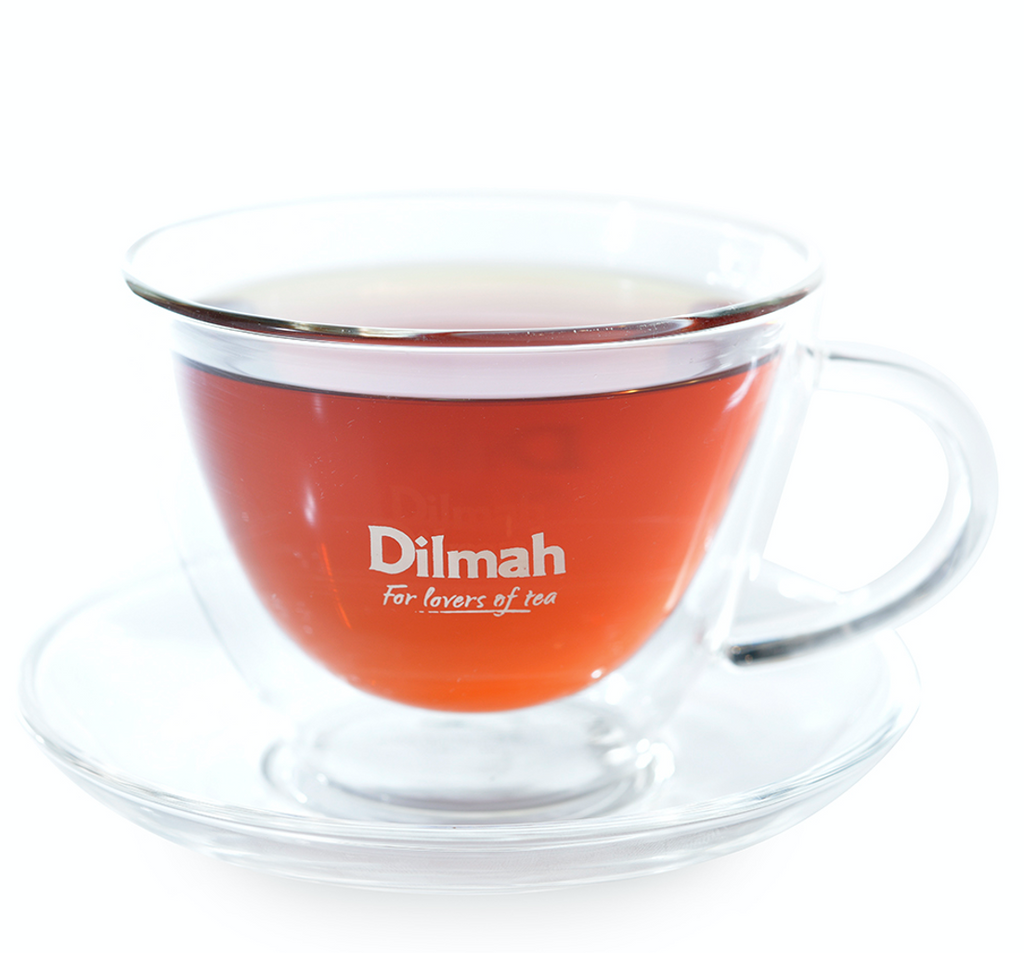 Endane Double Wall Glass Cup & Saucer (220ml)