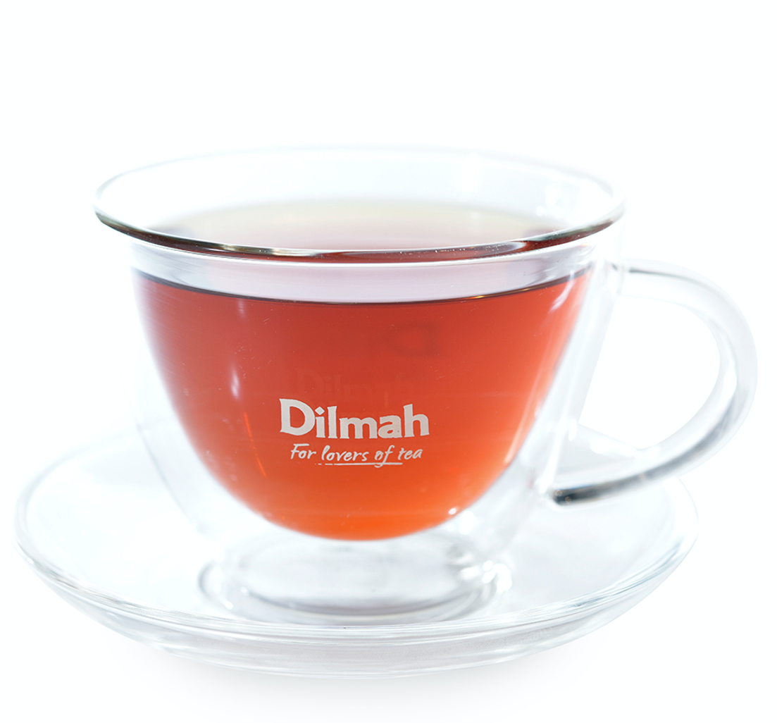 Endane Double Wall Glass Cup & Saucer (220ml)