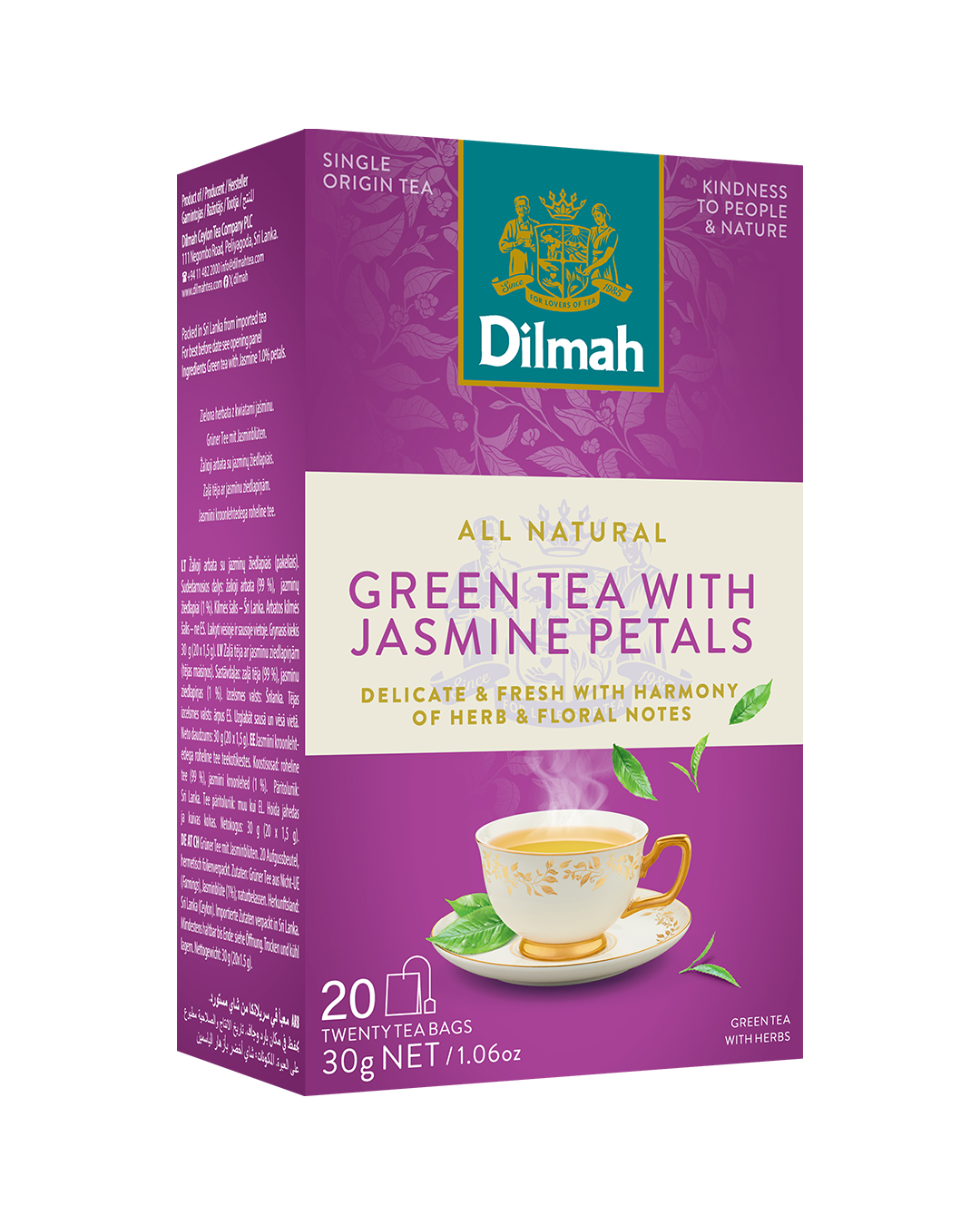 Green Tea with Jasmine Petals 20 Tea Bags