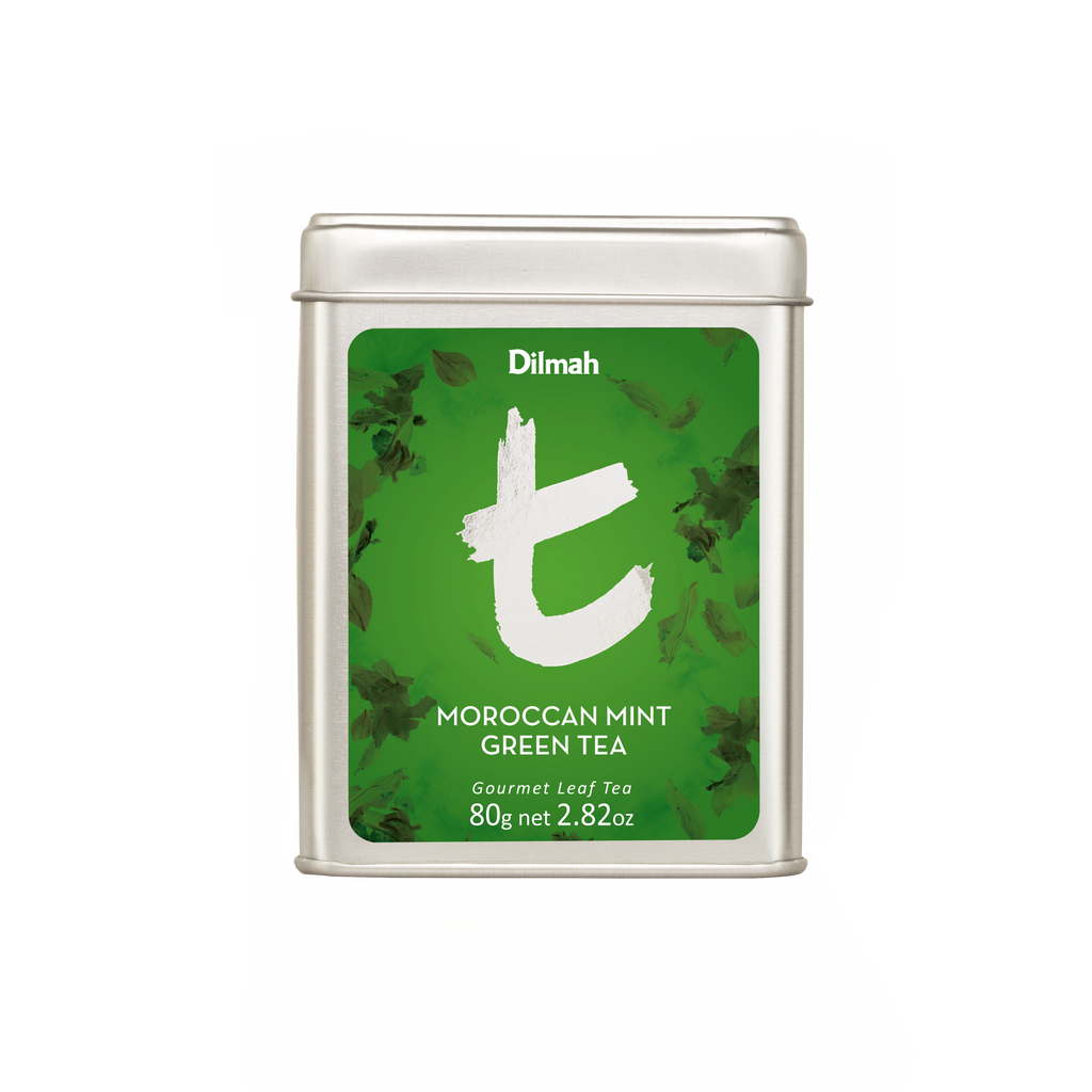 t-Series Tin Moroccan Mint Green Tea 80g Loose Leaf Tea