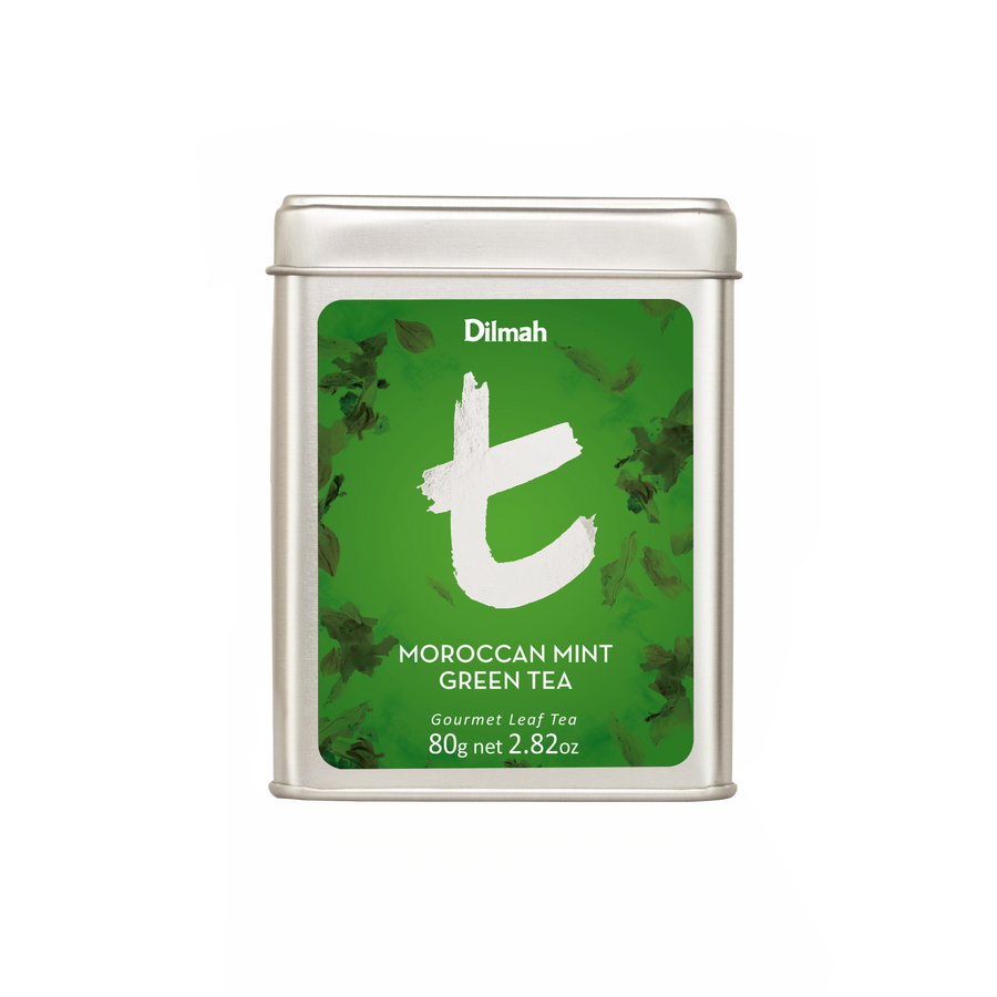 t-Series Tin Moroccan Mint Green Tea 80g Loose Leaf Tea