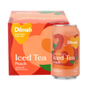 Dilmah Peach Iced Tea Cans 4 x 330mL