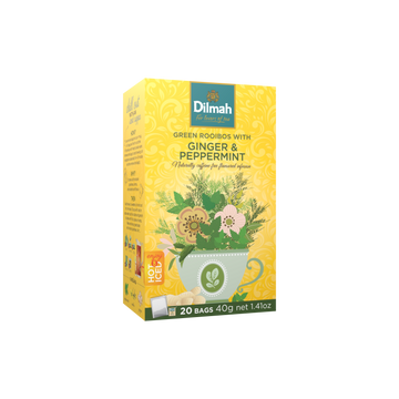 Ginger and Peppermint Infusion 20 Tagged Tea Bags