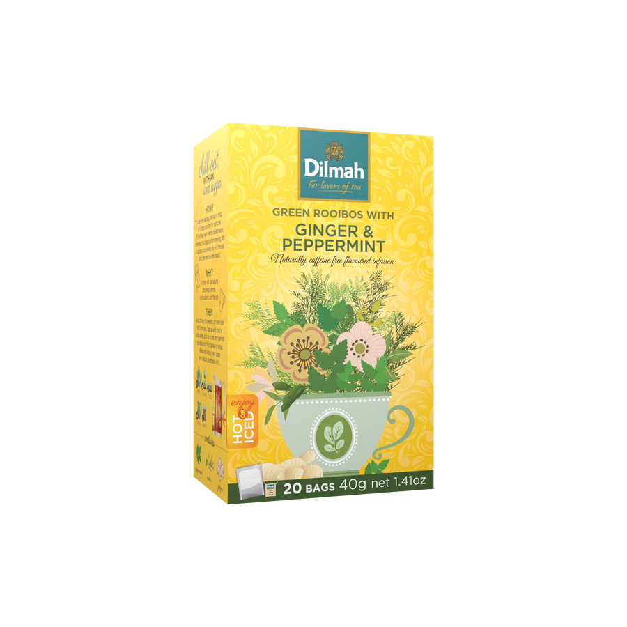 Ginger and Peppermint Infusion 20 Tagged Tea Bags