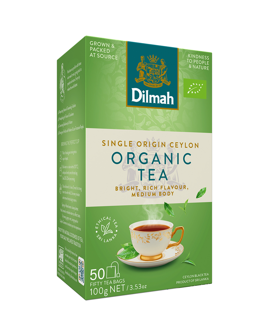 Premium Organic 50 Tagged Tea Bags