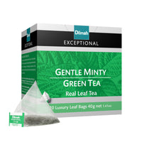 Exceptional Gentle Minty Green Tea 20 Pyramid Tea Bags
