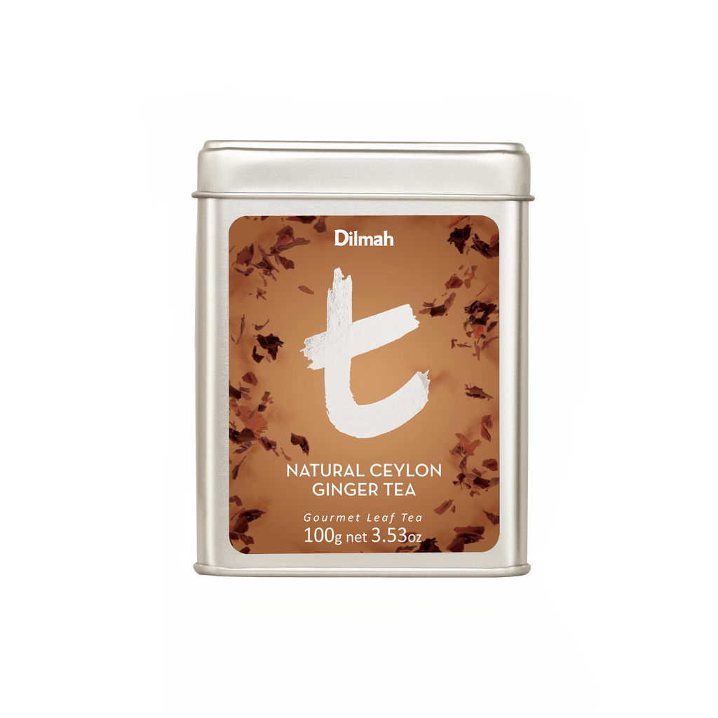 t-Series Tin Natural Ceylon Ginger 100g Loose Leaf Tea