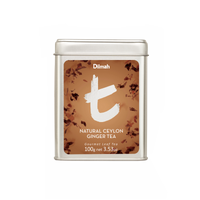 t-Series Tin Natural Ceylon Ginger 100g Loose Leaf Tea