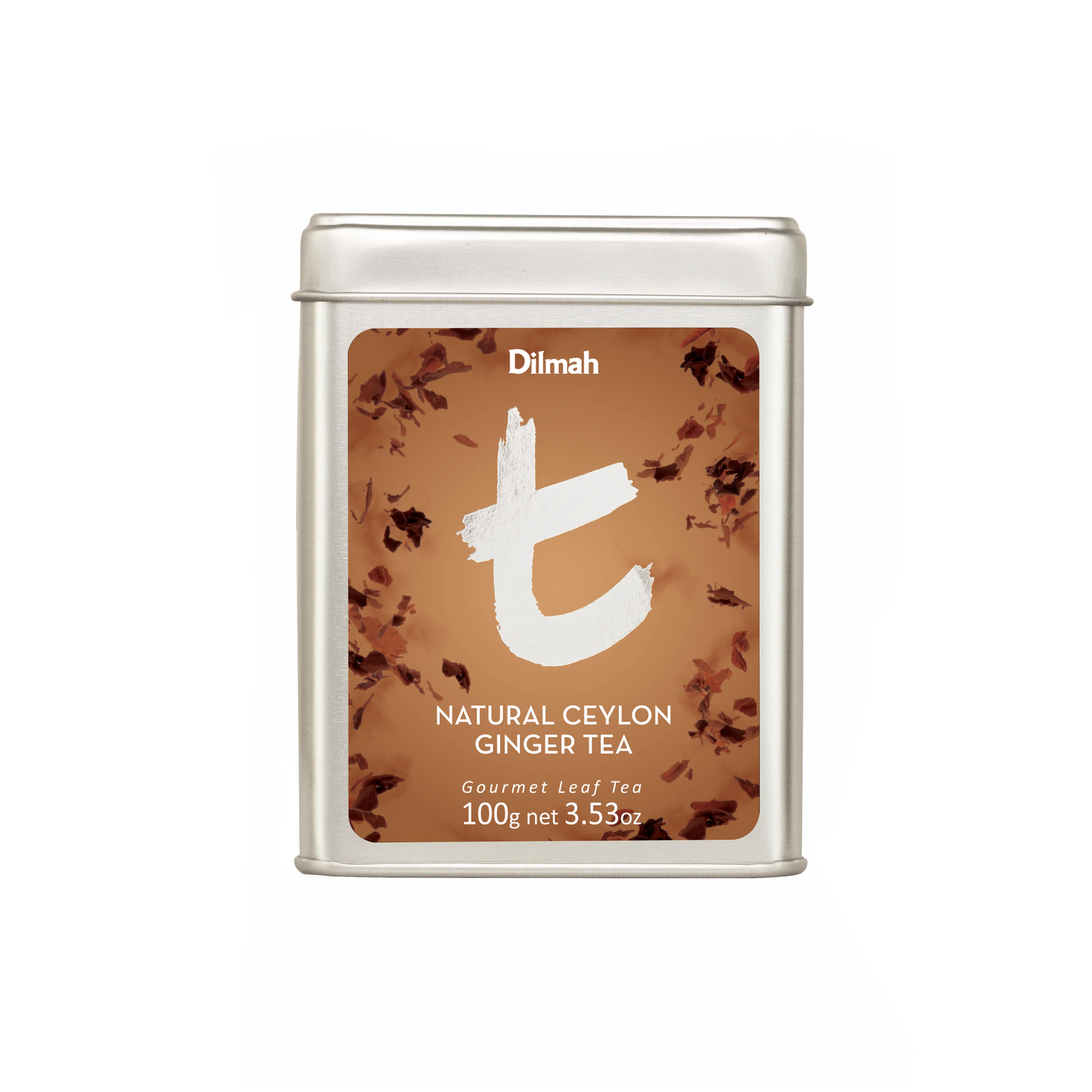 t-Series Tin Natural Ceylon Ginger 100g Loose Leaf Tea