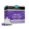EXCEPTIONAL  Perfect Ceylon Tea 20 Pyramid Tea Bags