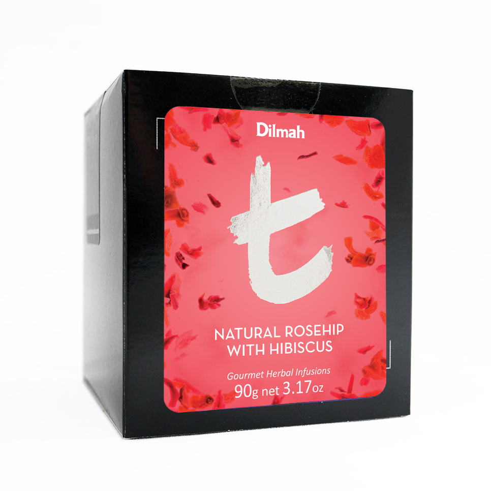 t-Series Box Refill Natural Rosehip with Hibiscus 90g Loose Leaf Tea