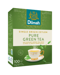 Ceylon Pure Green Tea 100 Tagless Tea Bags INN