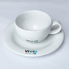 Vivid Porcelain Cup & Saucer (200mL)