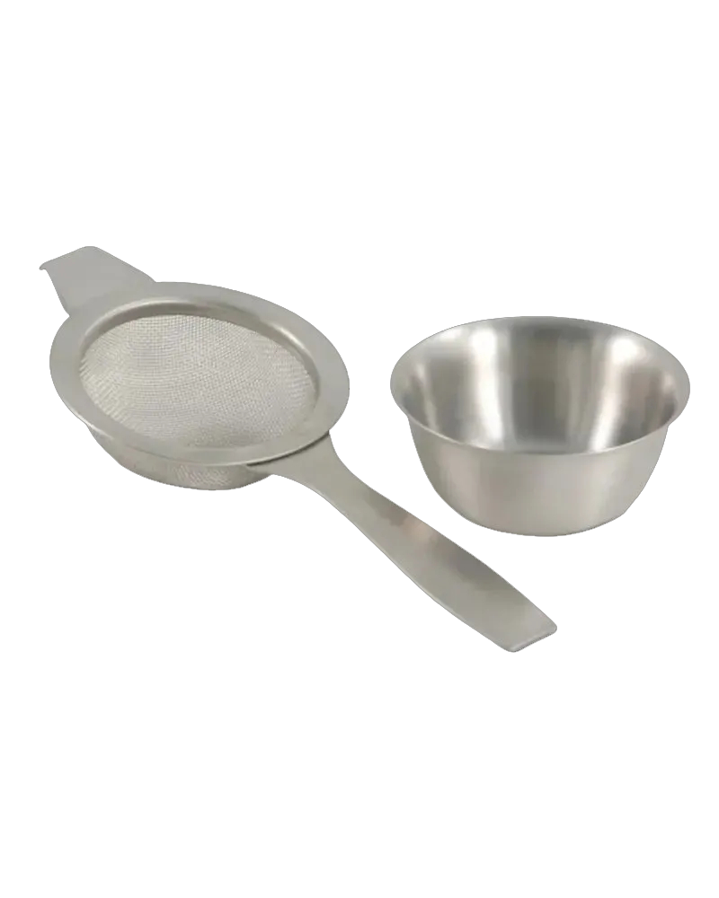 Camellia Leaf Tea Strainer With Holder