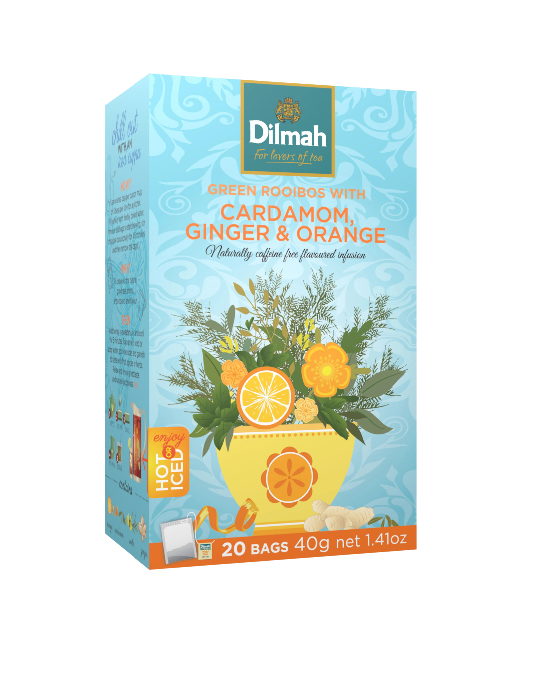 Cardamom, Ginger & Orange Infusion 20 Tea Bags