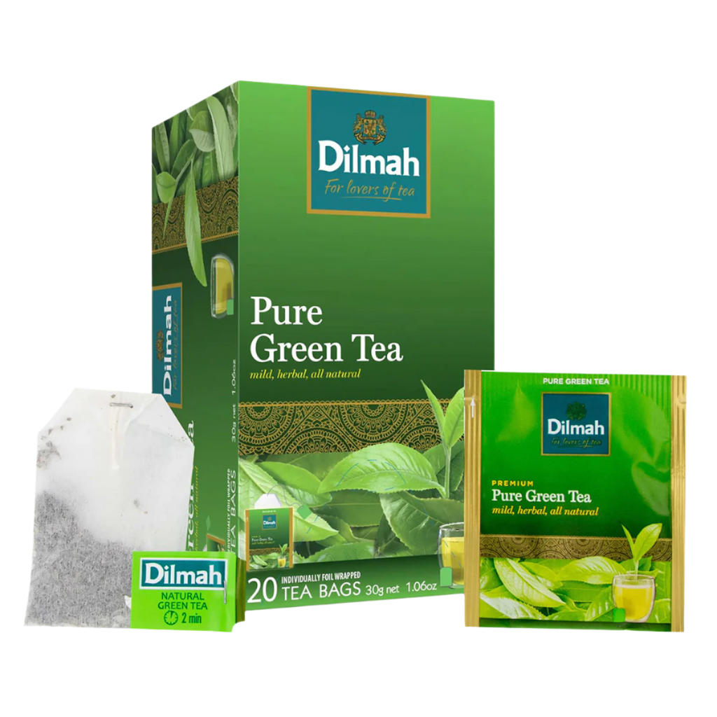 Pure Green Tea-20 Individually Wrapped Tea Bags