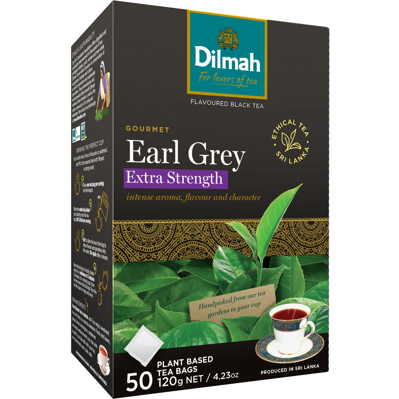 Gourmet Earl Grey Extra Strength 50 Tea Bags – Dilmah New Zealand