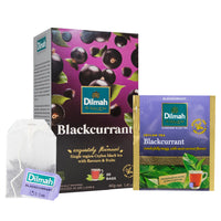 Blackcurrant Black Tea 20 Foil Sachets Tagged Tea Bags