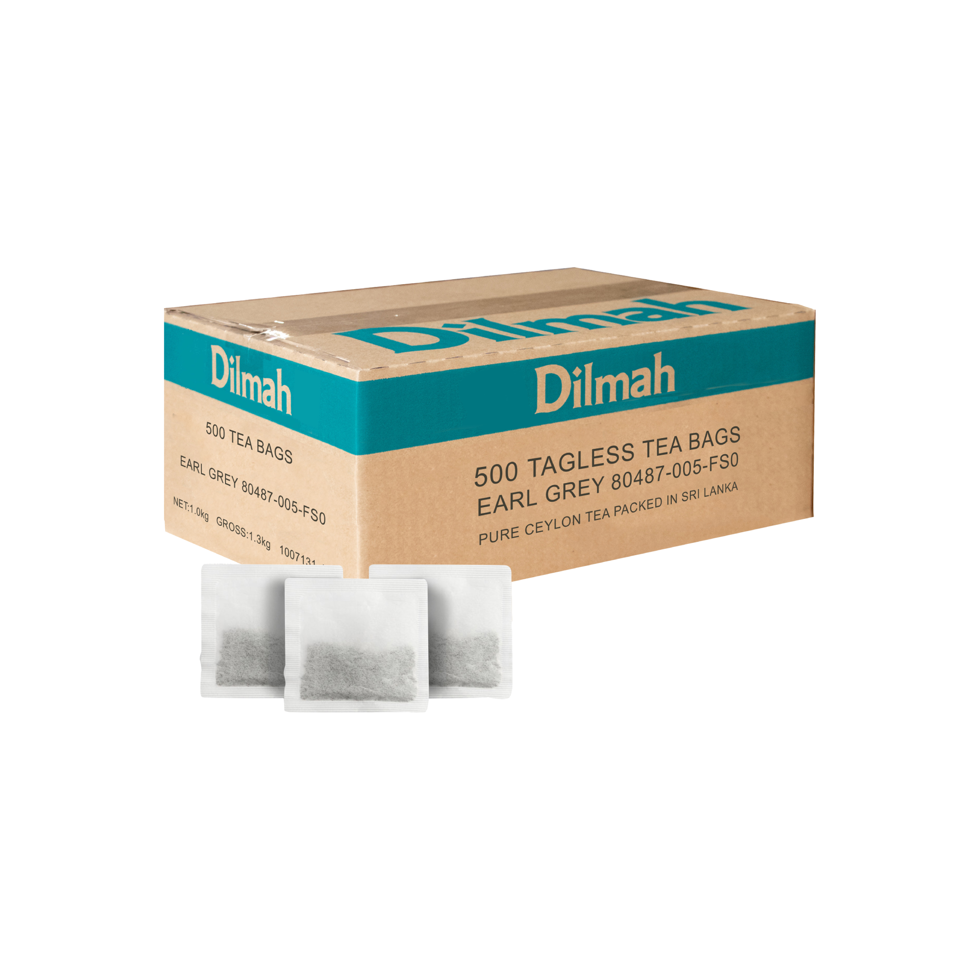 Gourmet Earl Grey 500 Tagless Tea Bags Ctn