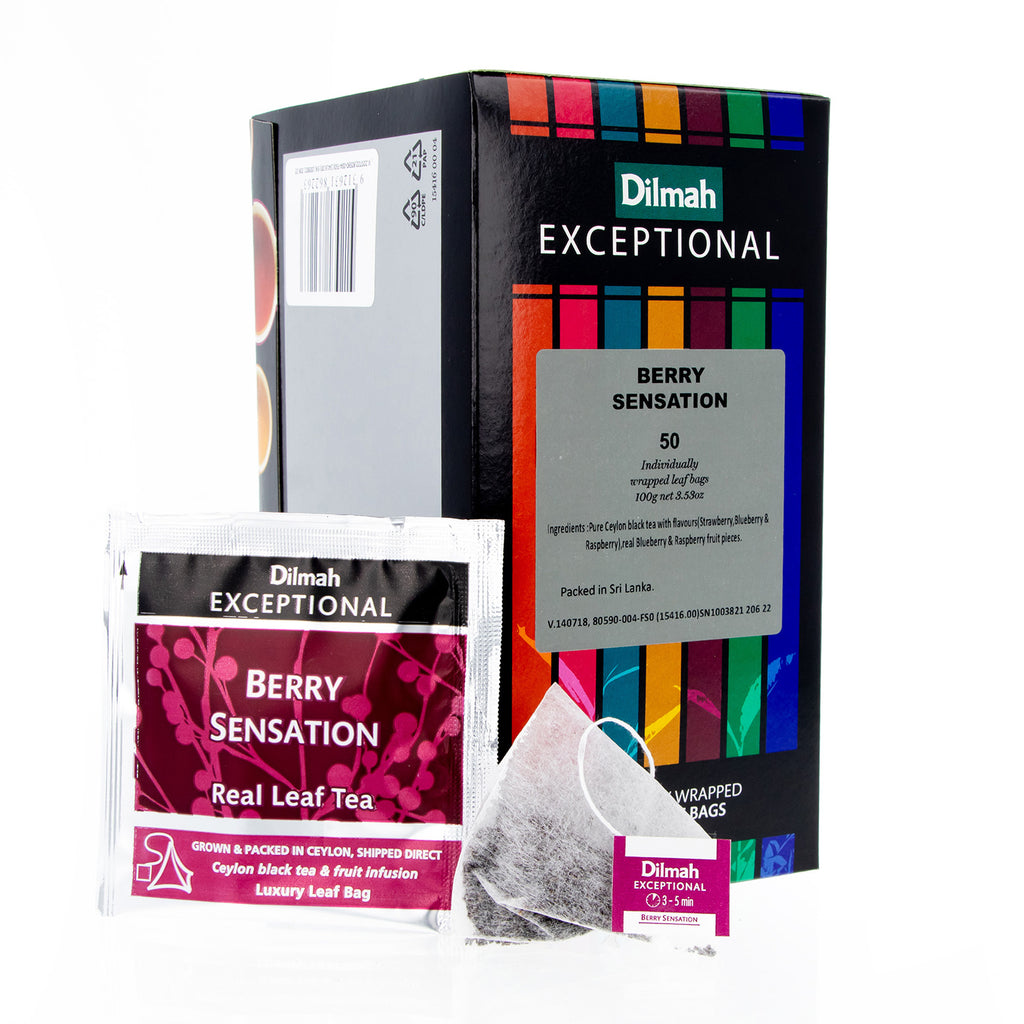 Exceptional Berry Sensation Black Tea 50 Enveloped Teabags