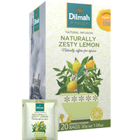 Naturally Zesty Lemon Infusion 20 Foil Sachets Tea Bags INN