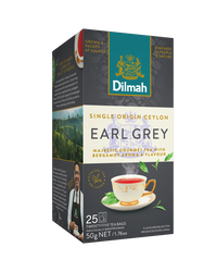 Gourmet Earl Grey Ceylon Black Tea-25 Individually Wrapped Tea Bags