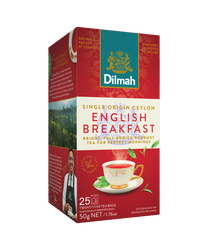 Gourmet English Breakfast Ceylon Black Tea-25 Individually Wrapped Tea Bags