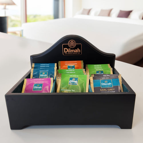 Dilmah Standard Black Presenter Tray - 6 Slots