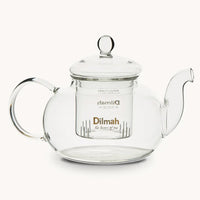 Endane Traditional Glass Tea Pot With Glass Strainer (600ml)
