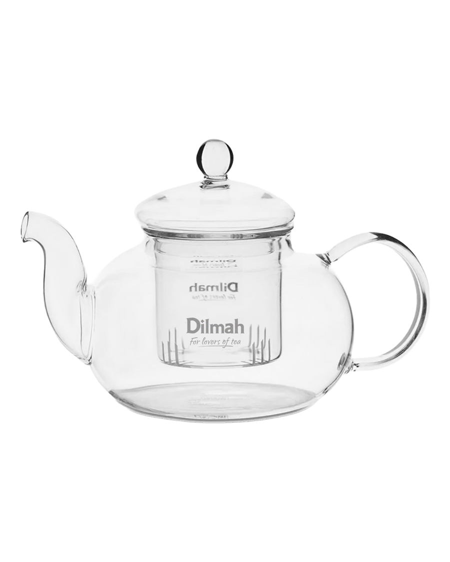 Endane Traditional Glass Tea Pot With Glass Strainer (600ml)