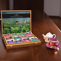 Exceptional Empty Bamboo Presenter Box - 12 Slanted Slots