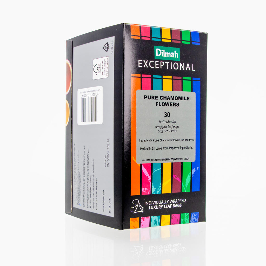 Exceptional Infusions Chamomile 30 Foil Sachets Pyramid Tea Bags