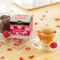 EXCEPTIONAL Rose with French Vanilla 20 Pyramid Tea Bags