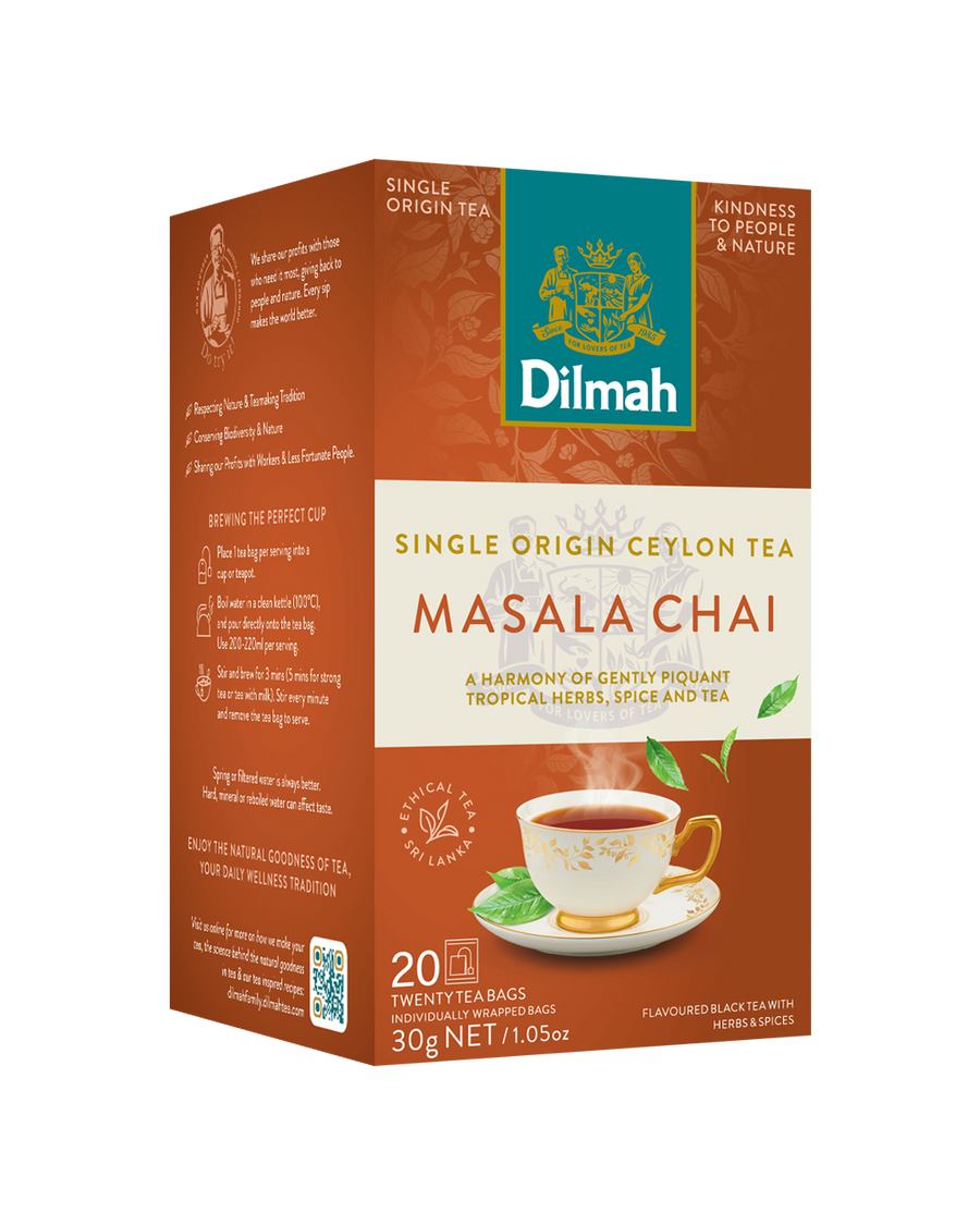 Masala Chai Spice 20 Foil Enveloped Teabags INN