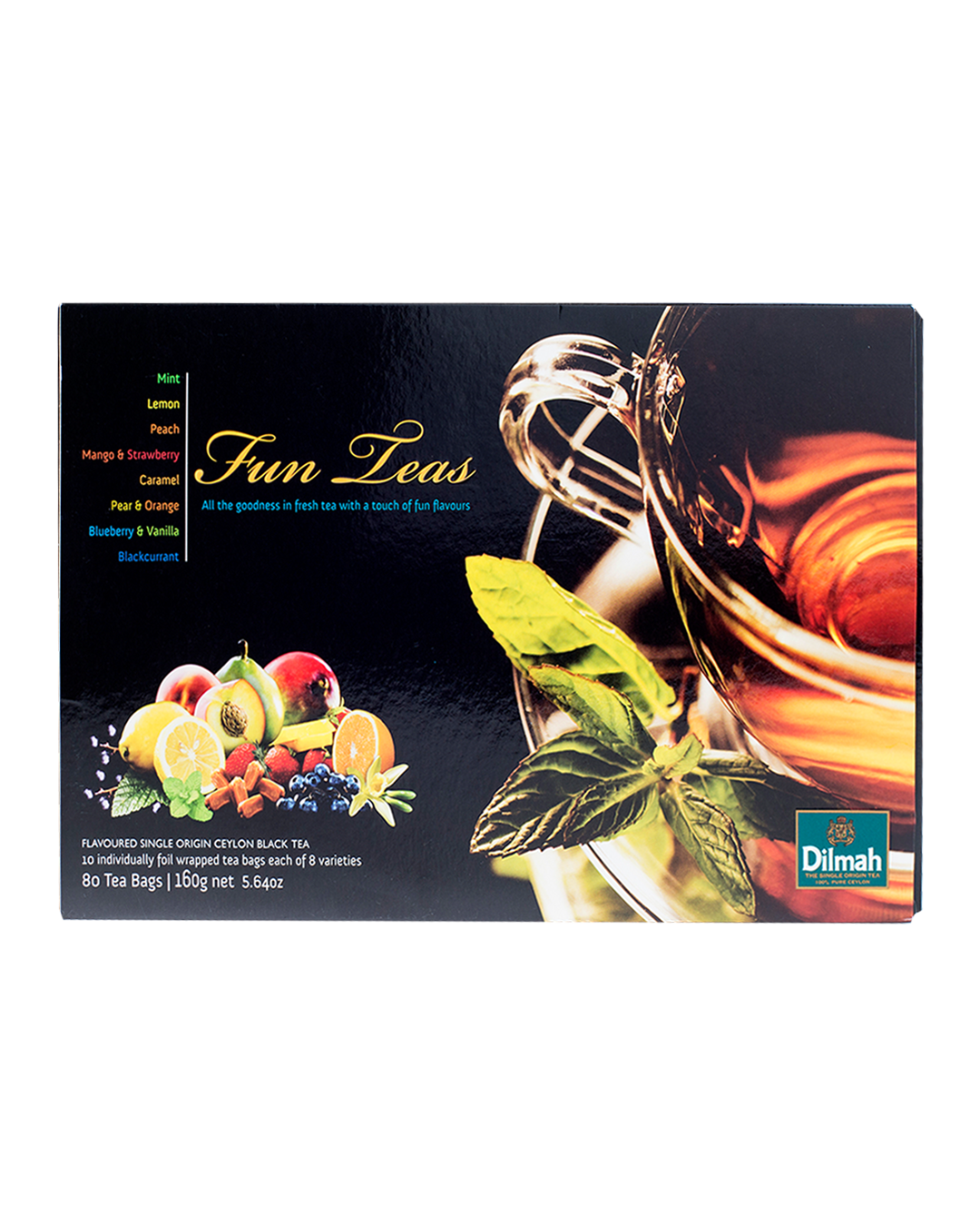 Flavoured Tea Gift Pack 80 Sachets