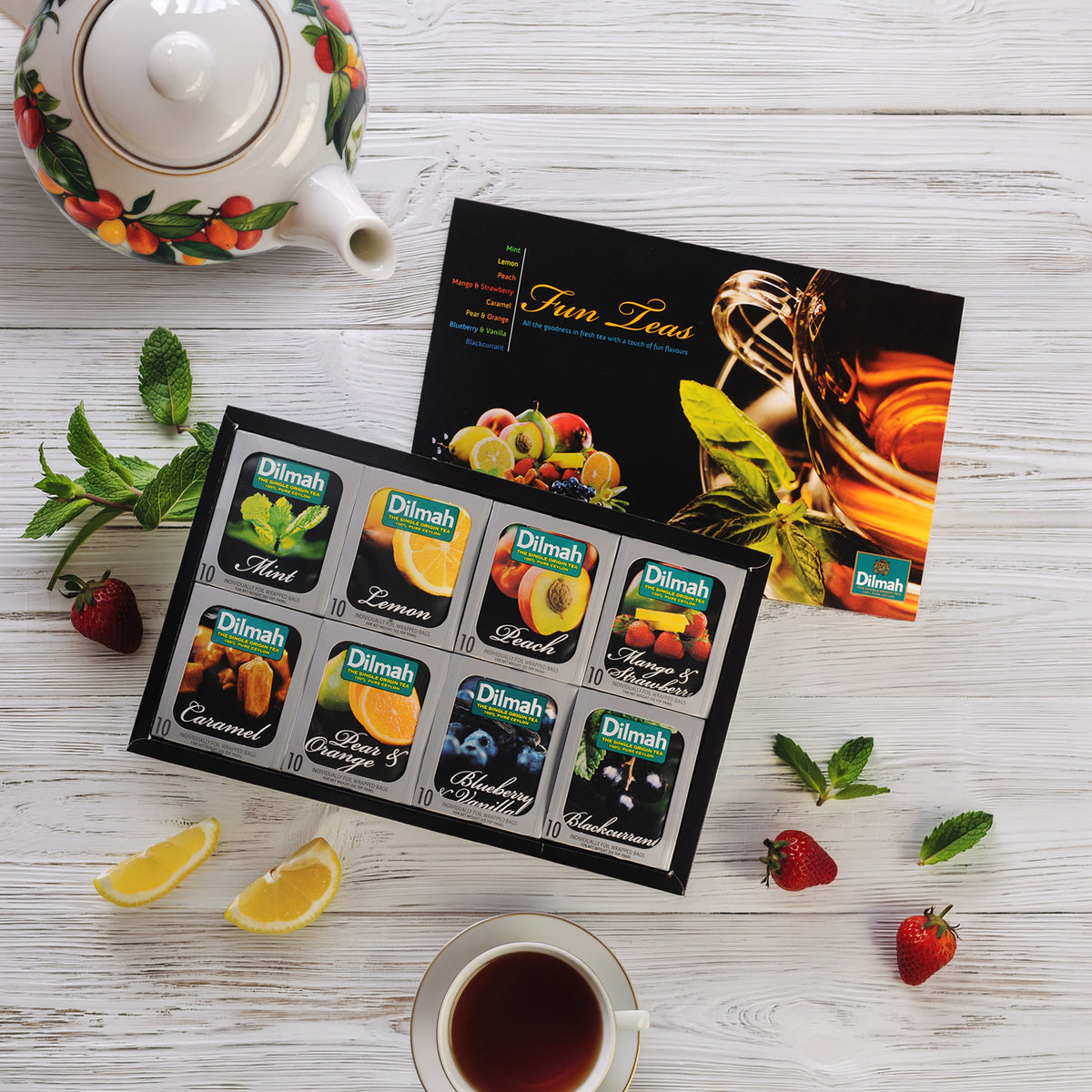Flavoured Tea Gift Pack 80 Sachets