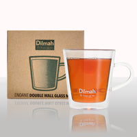 Endane Double Wall Glass Mug (180ml)