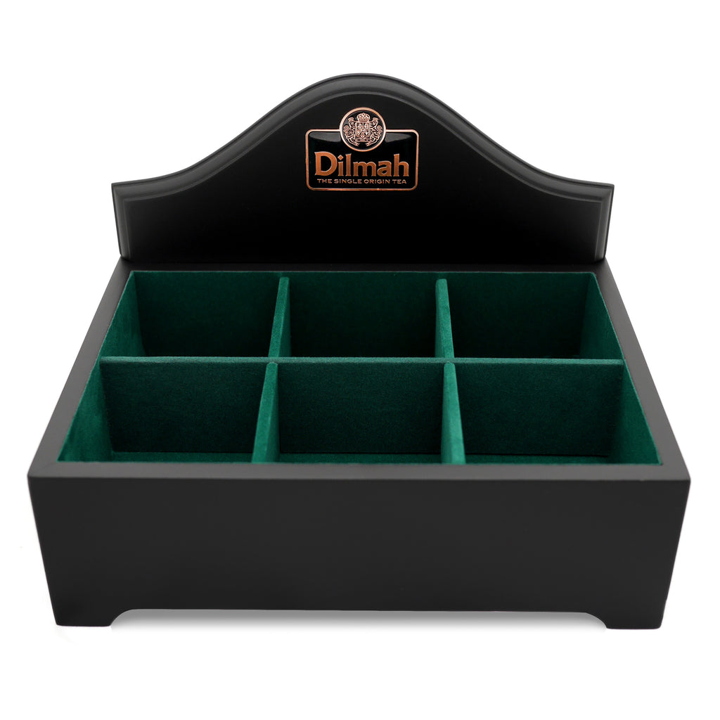 Dilmah Standard Black Presenter Tray - 6 Slots