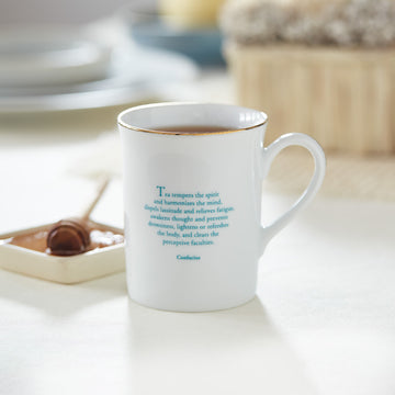 Dilmah Gold Rimmed Porcelain Mug 250ml