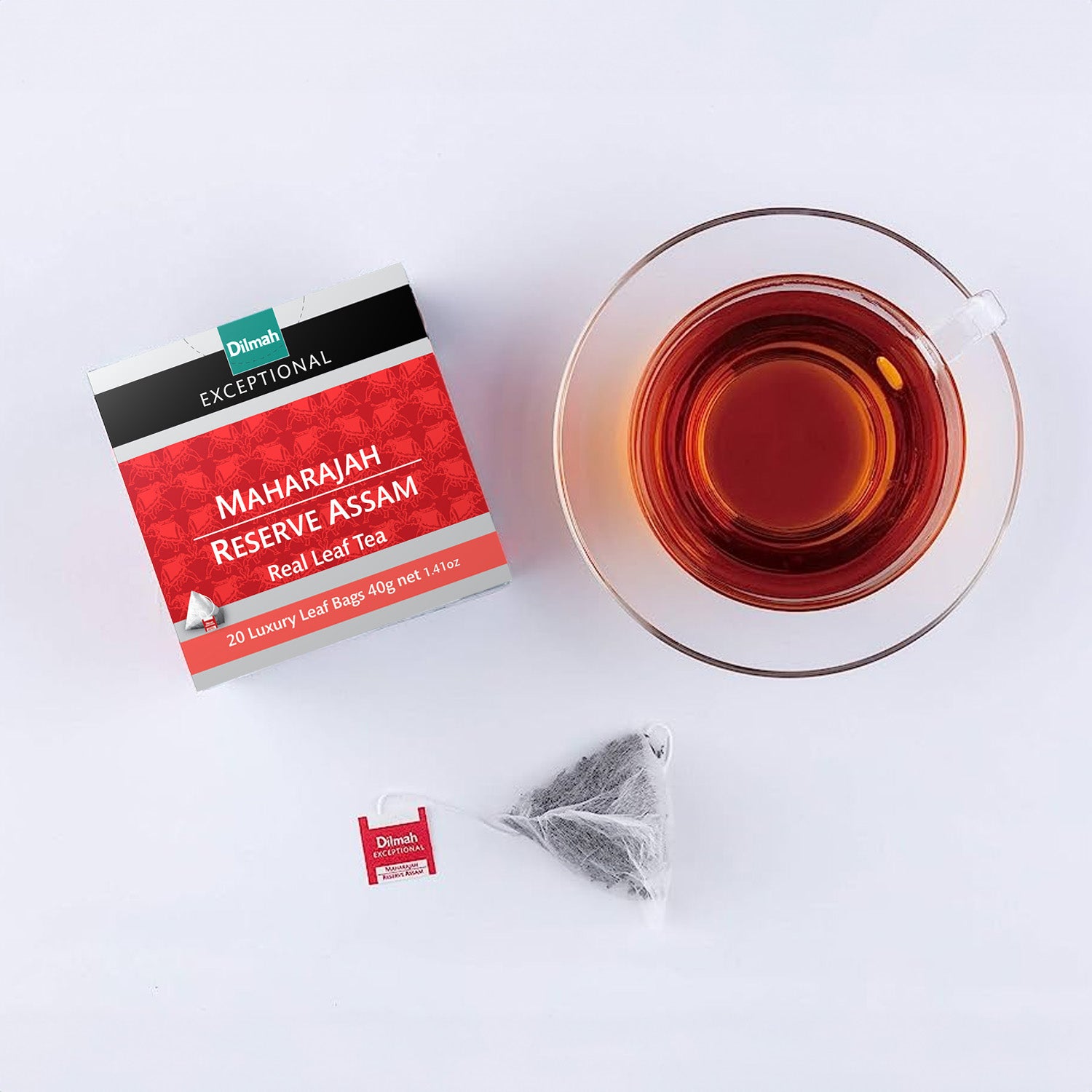 Exceptional Maharajah Reserve Assam 20 Pyramid Tea Bags