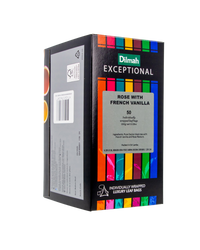 Exceptional Rose with French Vanilla Black Tea 50 Enveloped Tea Bags