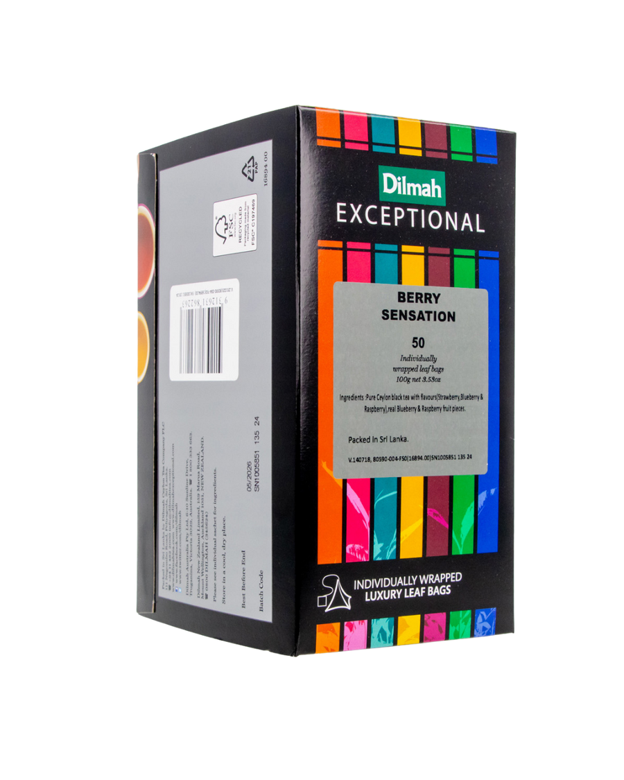 Exceptional Berry Sensation Black Tea 50 Enveloped Teabags