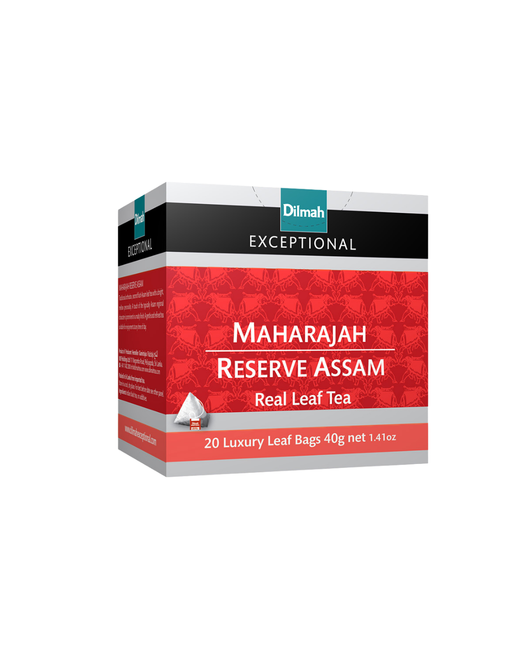 Exceptional Maharajah Reserve Assam 20 Pyramid Tea Bags