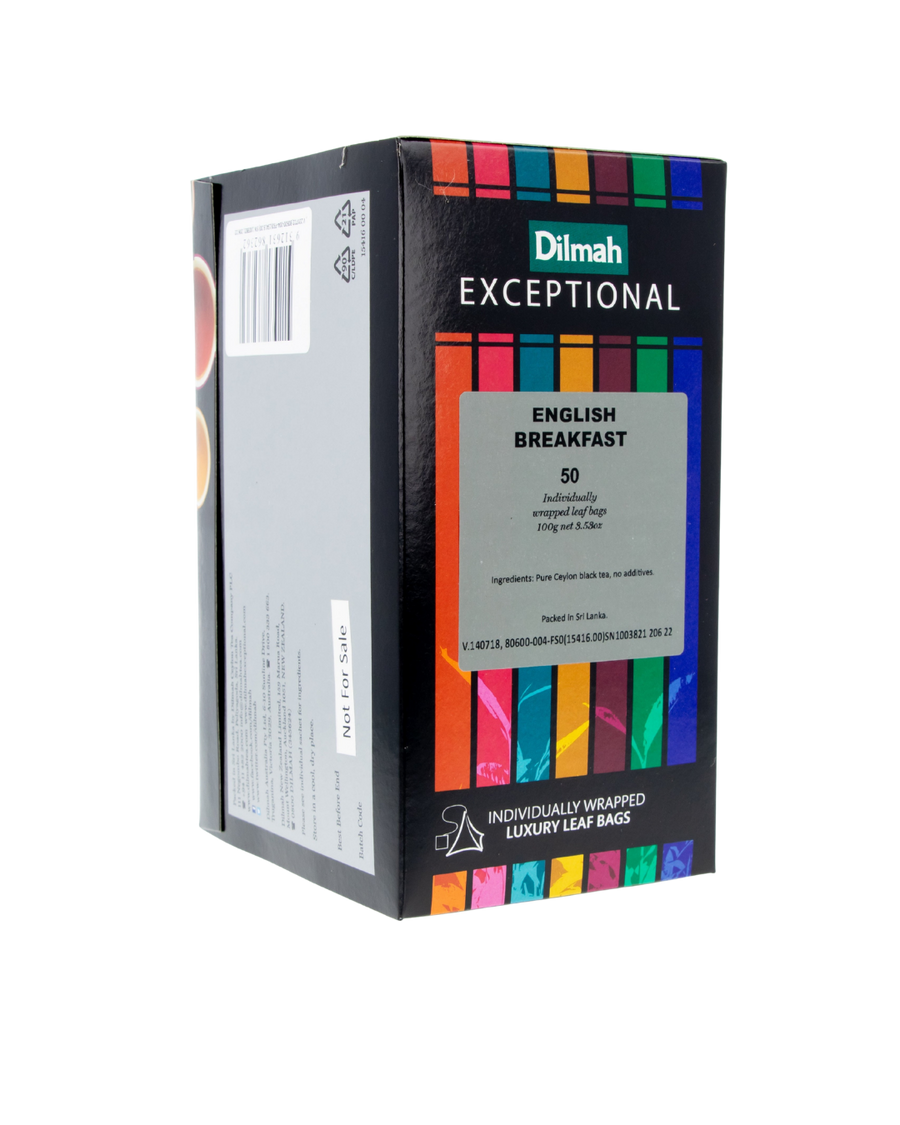 Exceptional English Breakfast 50 Enveloped Tea Bags